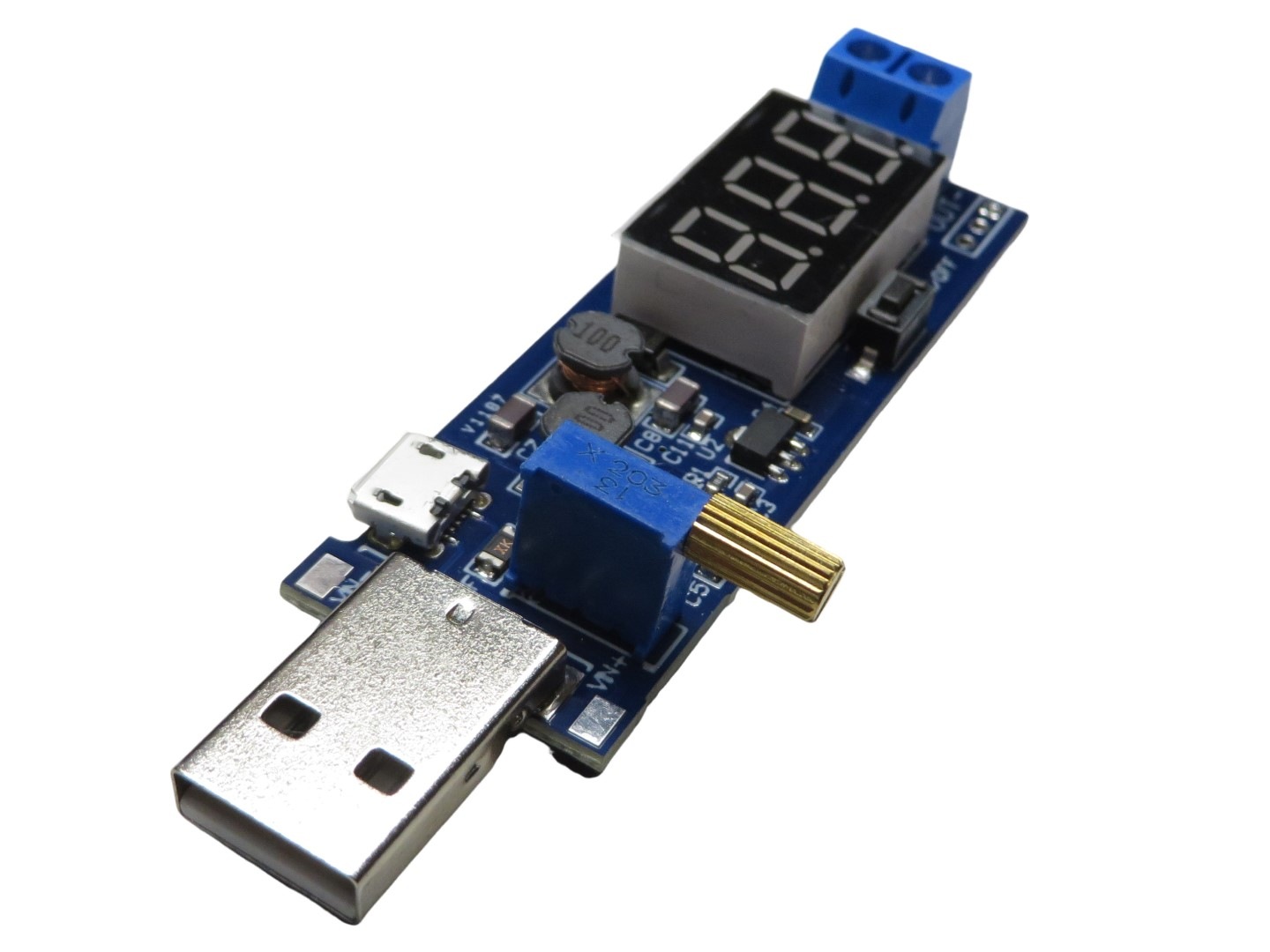 USBパワーモジュール 入力 DC5V 出力 DC1.2V-24V MicroUSB入力対応 DC-DC 昇圧降圧コンバータ 電圧レギュレータ -  電子パーツ通販のKURA 本店