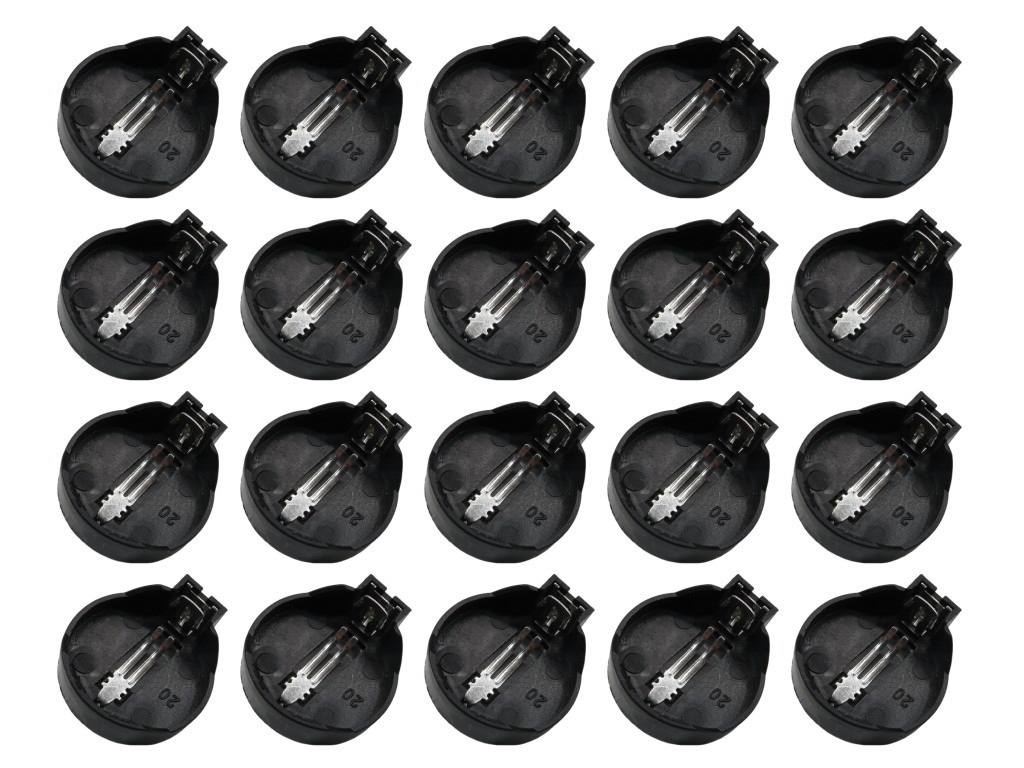 基板取付用ホルダー 20個 ボタン電池 CR2032 CR2025 - 電子パーツ通販のKURA 本店