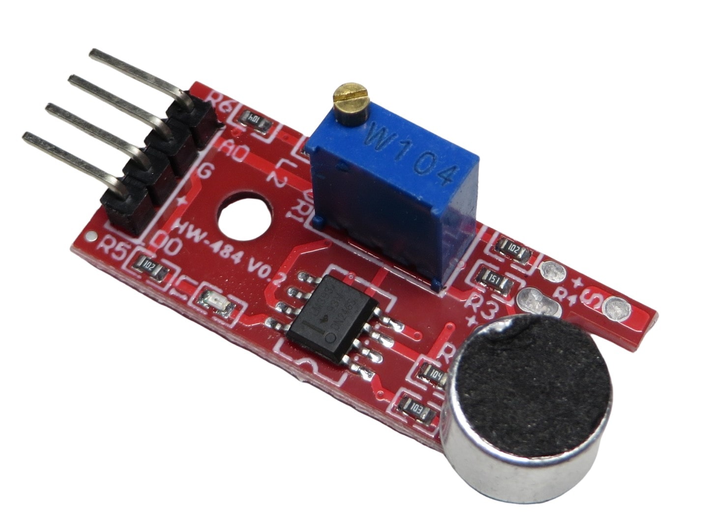 KY-037 1個 高感度音声センサーモジュール 音声検出モジュール