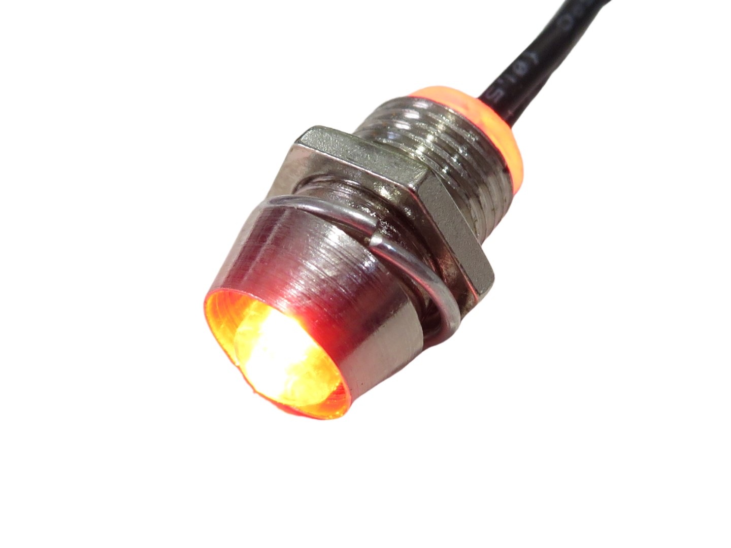 12V 10個 自己点滅 赤 5mm LED パイロットランプ - 電子パーツ