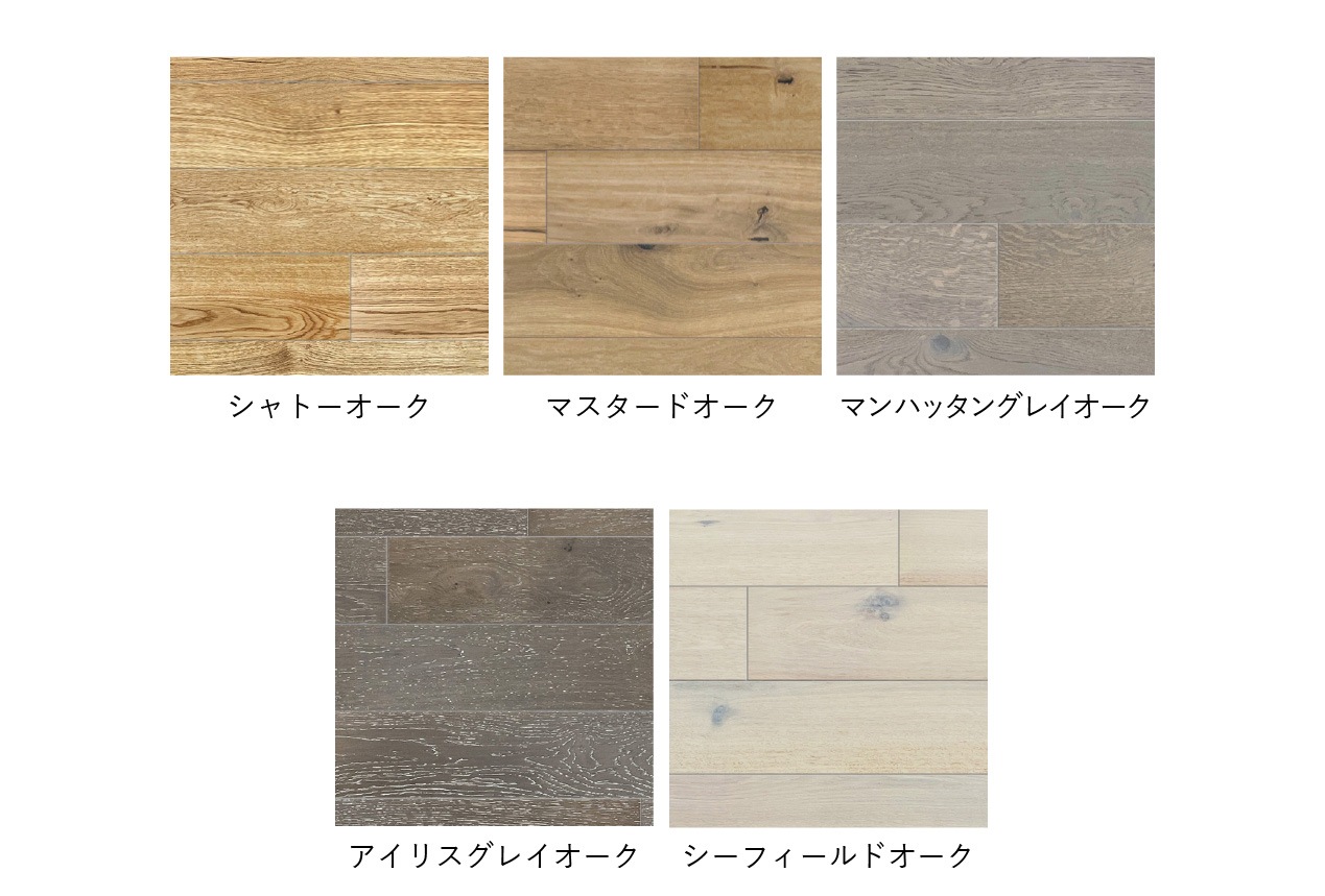 はめるだけの簡単施工 本格オーク挽板フローリング Quick-Step［クイックステップ］Castello XL 幅165㎜