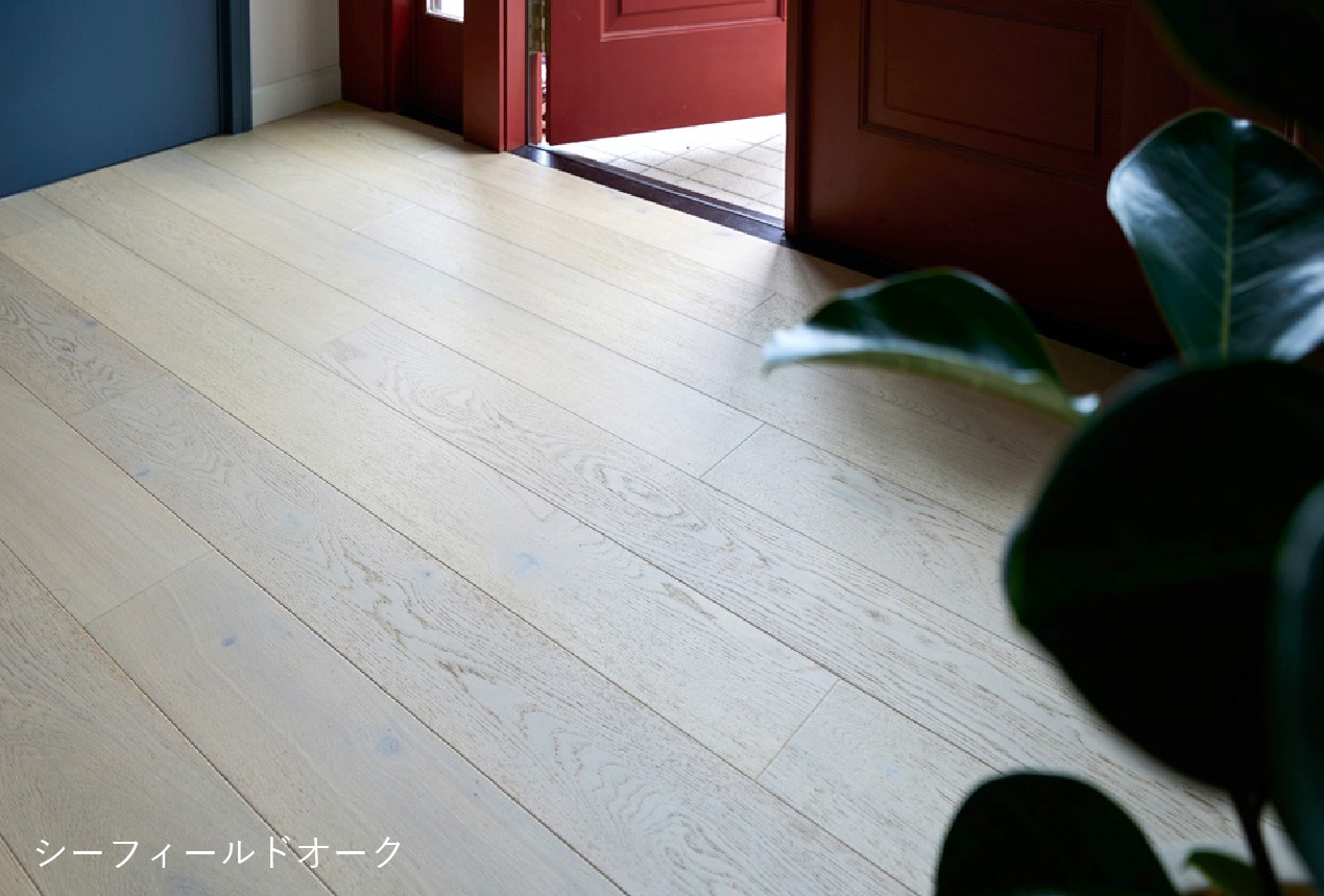 はめるだけの簡単施工 本格オーク挽板フローリング Quick-Step［クイックステップ］Castello XL 幅165㎜