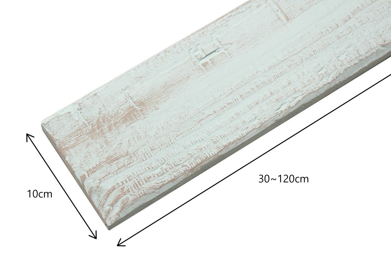 棚板 カラードアンティーク 長さオーダー 幅10cm x 長さ30 - 120cm【納期3週間程度】