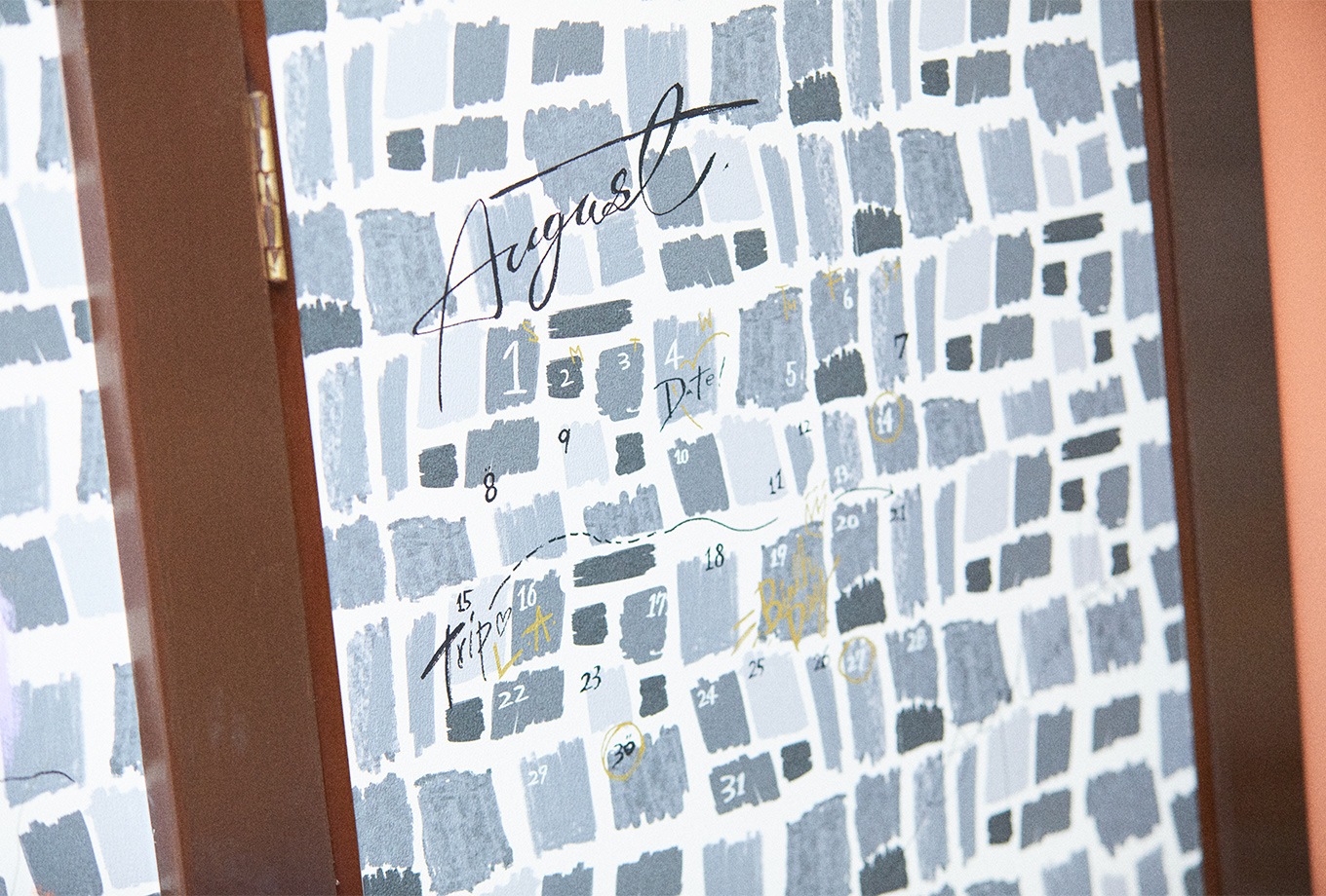 貼って、はがせる壁紙シール wolpeにかける水性マーカー 6色セット