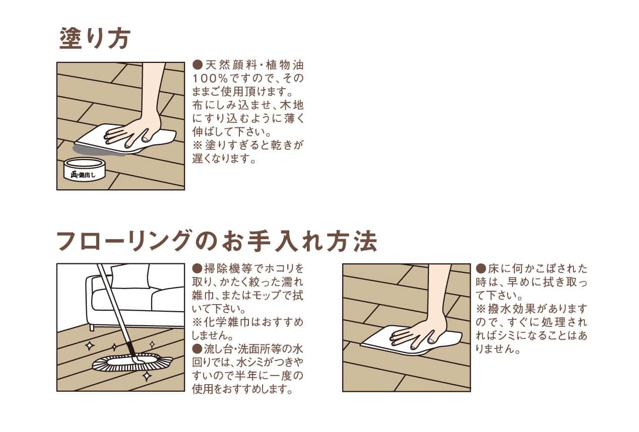 匠の艶出し（天然ワックス）