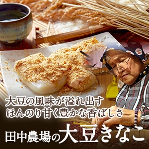 田中農場の大豆きなこ｜鳥取・八頭の特別栽培米・野菜の通販専門店