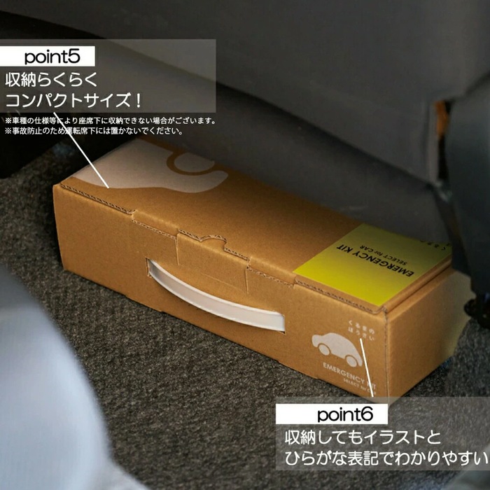 車載用防災13点セット 防災用品 防災セット 車載用セット クラシド