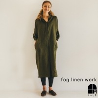 【予約商品】fog linen work フォグリネンワーク マカナ ワンピース オリーブ|fog linen work ファッション|ブランド別