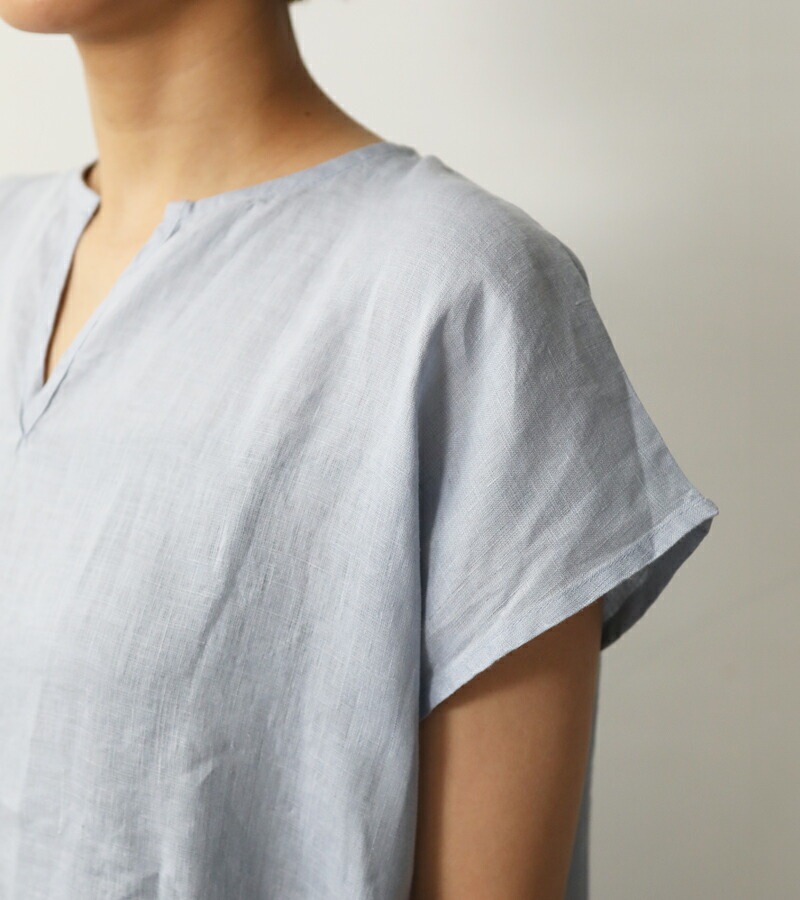 くらし舎 × fog linen work リリー フレンチスリーブ ナイトシャツ 限定カラー