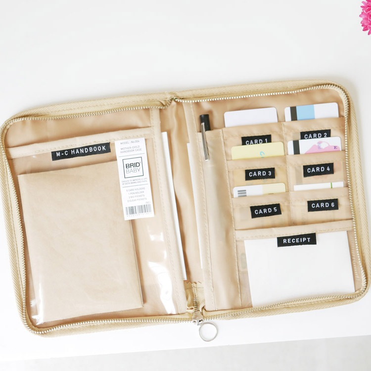 Brid Baby 母子手帳ケース ベージュ おすすめ 人気商品 Kurasso クラッソ