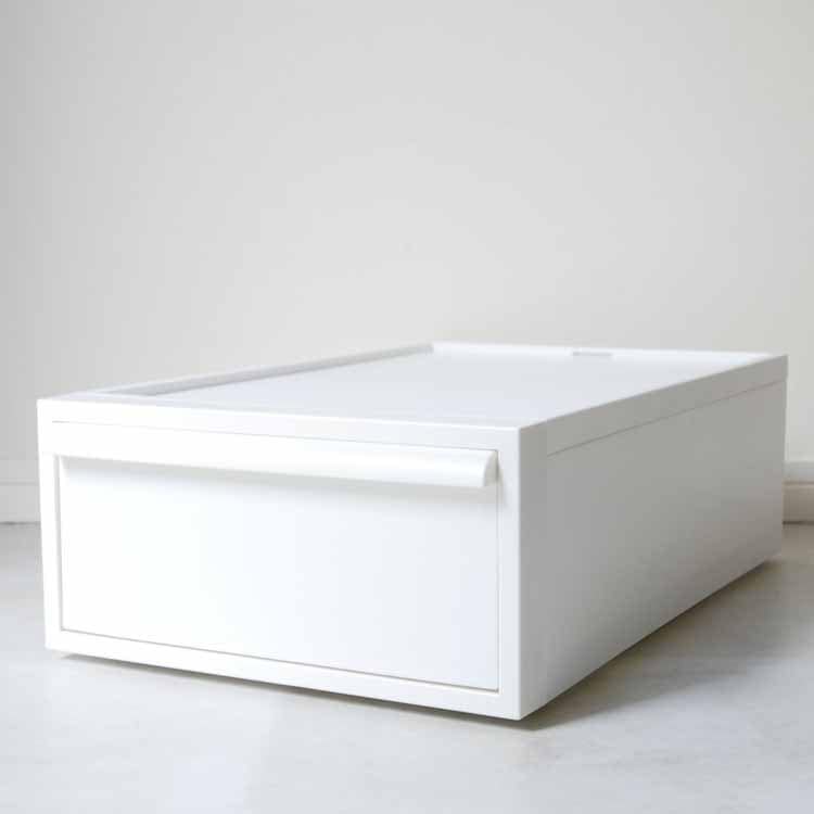 like-it】 クローゼットシステム 引出し S オールホワイト｜寝室