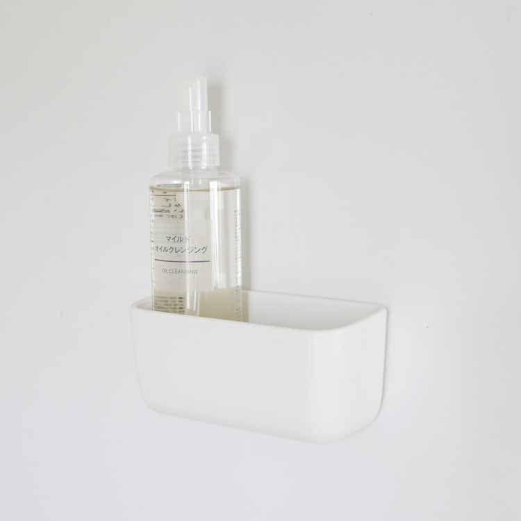 marna】 マグネット 浴室小物入れ ホワイト｜バス・洗面用品,バス収納