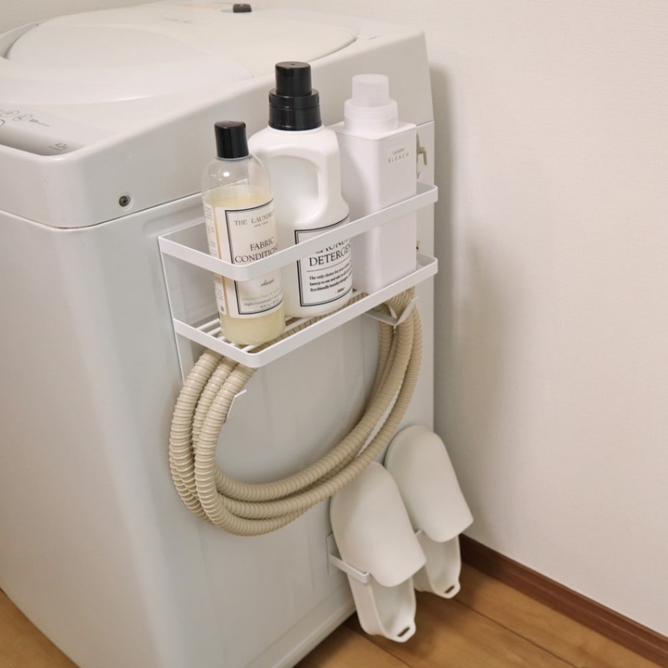 tower】 洗濯機横マグネット収納 2点セット ホワイト｜すべての商品
