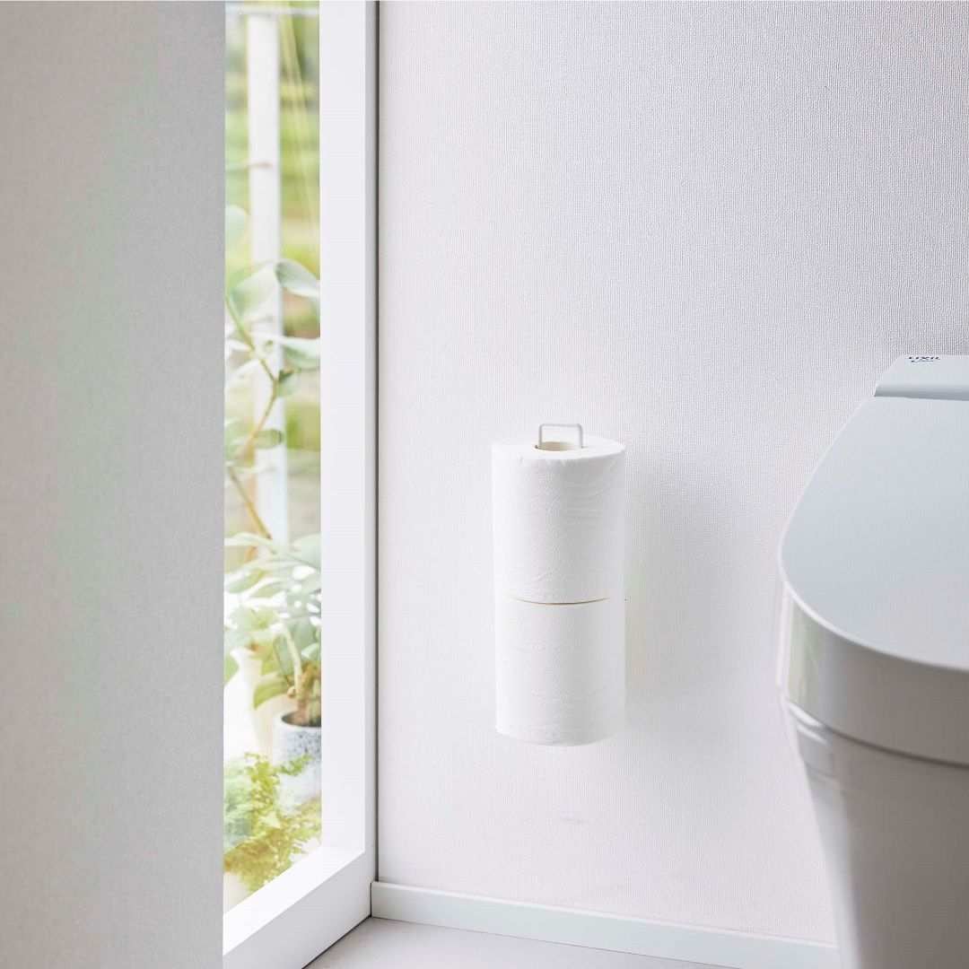 楽天市場】石こうボード壁対応隠せるトイレットペーパーホルダー