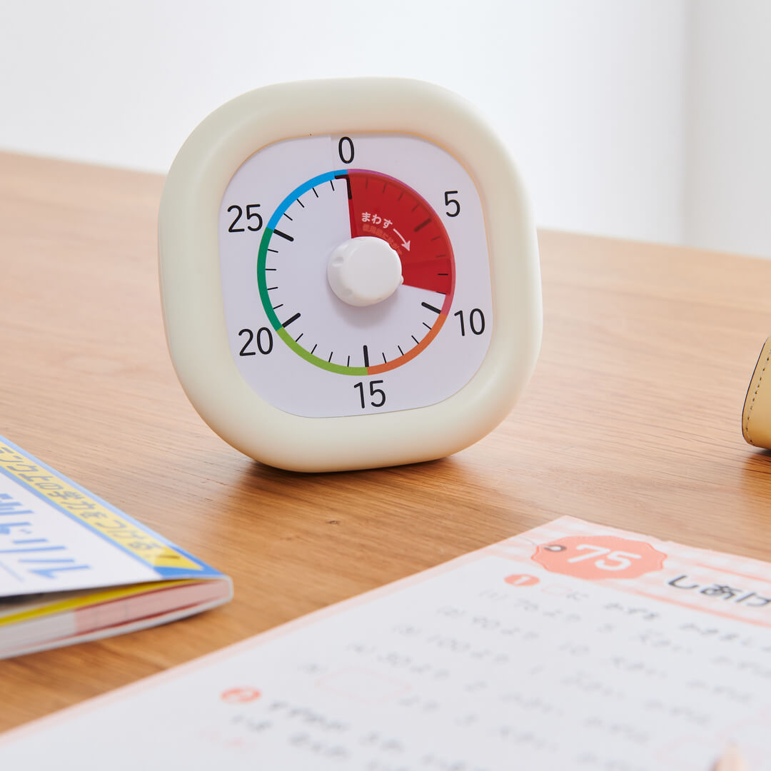 tokisapo】 時っ感タイマー30分計 アイボリー｜ベビー・キッズ用品