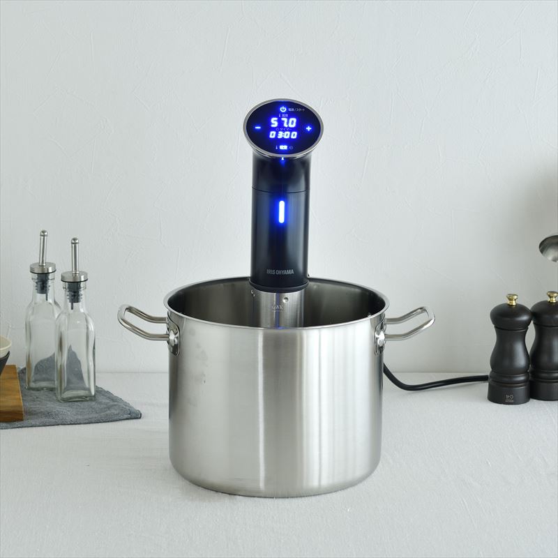 新品!低温調理器 防水 LTC-01-B ブラック アイリスオーヤマ】低温調理器 防水 LTC-01-B ブラック