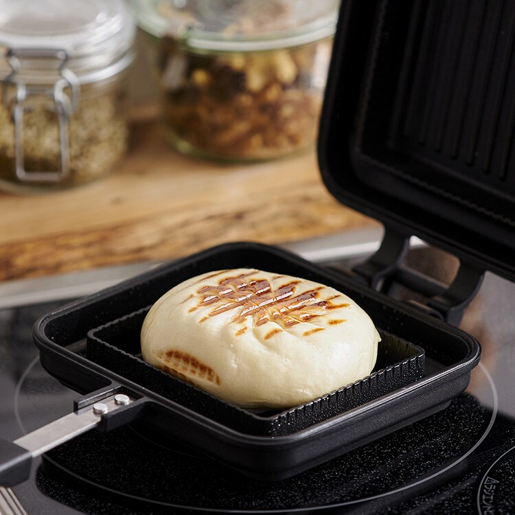 ホットサンドメーカー 直火 IH シングル NGHS-SI｜SIMPLE STYLE