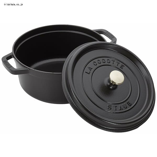 キッチン・食器 STAUB La Cocotte 両手鍋 22cm 黒