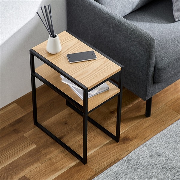 多機能 ヴィンテージ シンプルなデザイン サイドテーブル 段