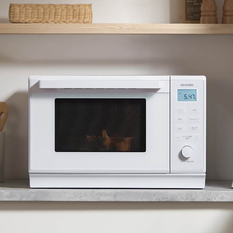 アイリスオーヤマ スチームオーブンレンジ 24L MO-F2404-W ホワイト MO-F2404-W スチームオーブンレンジ 24L ホワイト 1台 アイリス