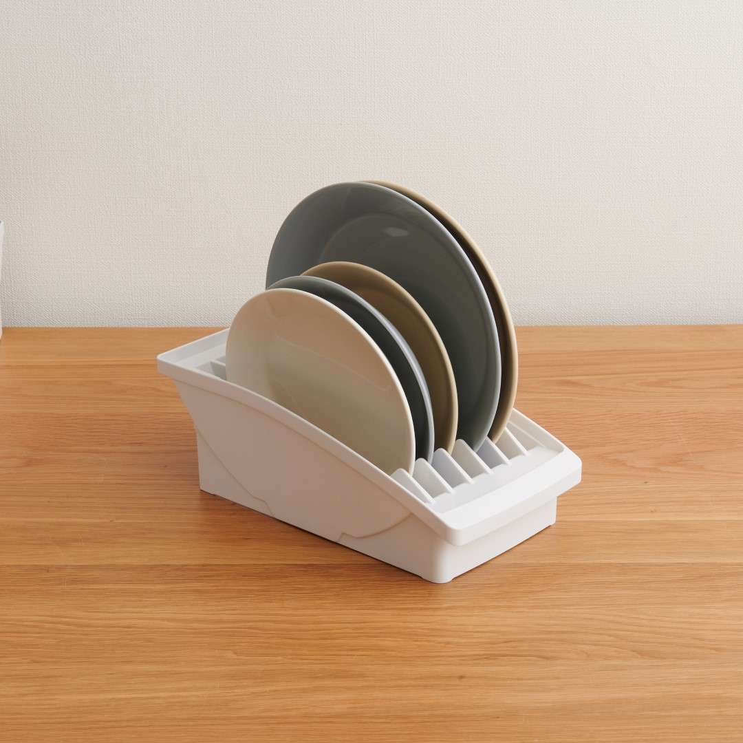 トトノ】 棚置き用ディッシュスタンドR ワイド｜キッチン用品