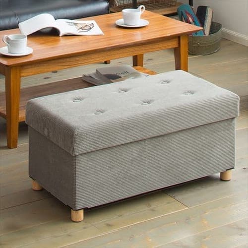 スツール 脚付き 収納付き ワイド ASSTW-76｜SIMPLE STYLE (シンプル