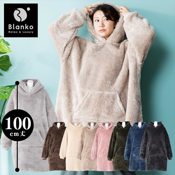 Blanko プルオーバー 100cm丈 マイクロミンクファー 洗濯可｜Simple  