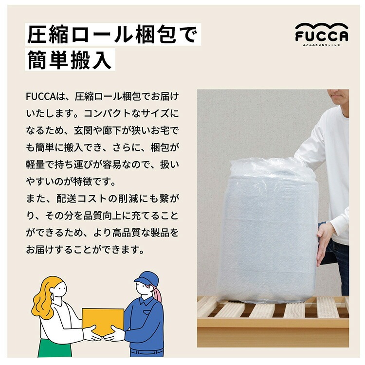 Fucca �դȤ󲰤���ޥåȥ쥹 GY N2407M18S-GY