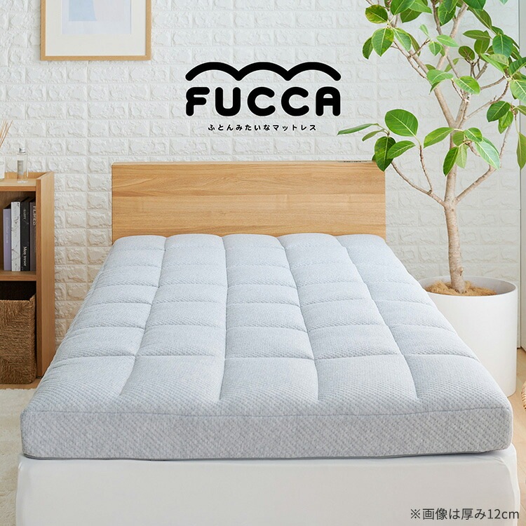 Fucca �դȤ󲰤���ޥåȥ쥹 GY N2407M18S-GY