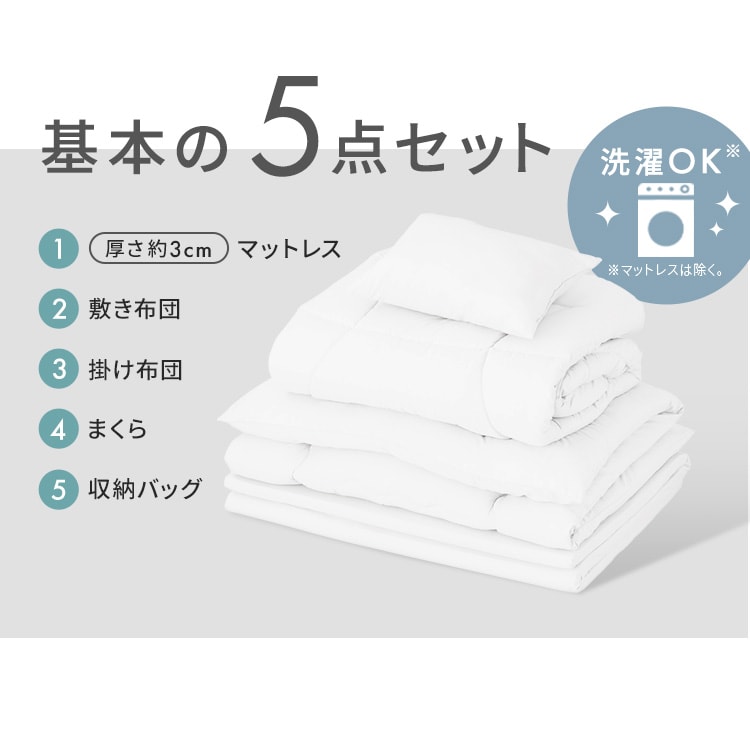 ���ĥ��å� 5�����å� �ޥåȥ쥹�դ� KFS-M5RS 