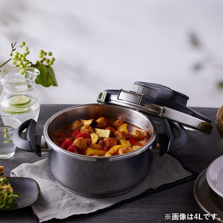 両手圧力鍋 4L RAN-4L｜SIMPLE STYLE (シンプルスタイル),キッチン家電