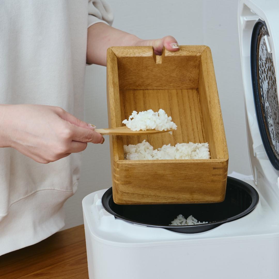 愛桐のタガ埋め込み式お櫃　貴重品 お値打ち物です。3合用。入手困難品 kirisai】 桐のレンジでお櫃｜キッチン用品,保存容器・調味料入れ,保存