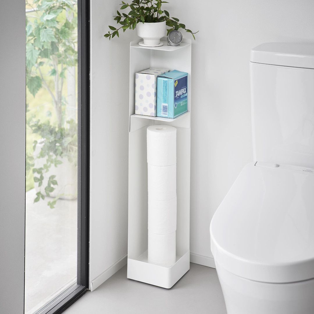 tower】 キャスター付き スリムトイレラック｜収納用品,トイレ収納
