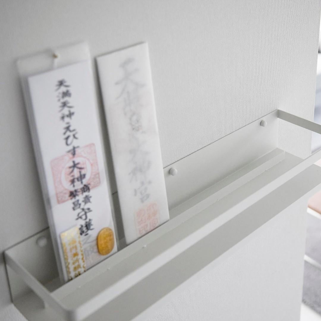 tower】 石こうボード壁対応 神棚 神具セット ホワイト｜浮かせる収納