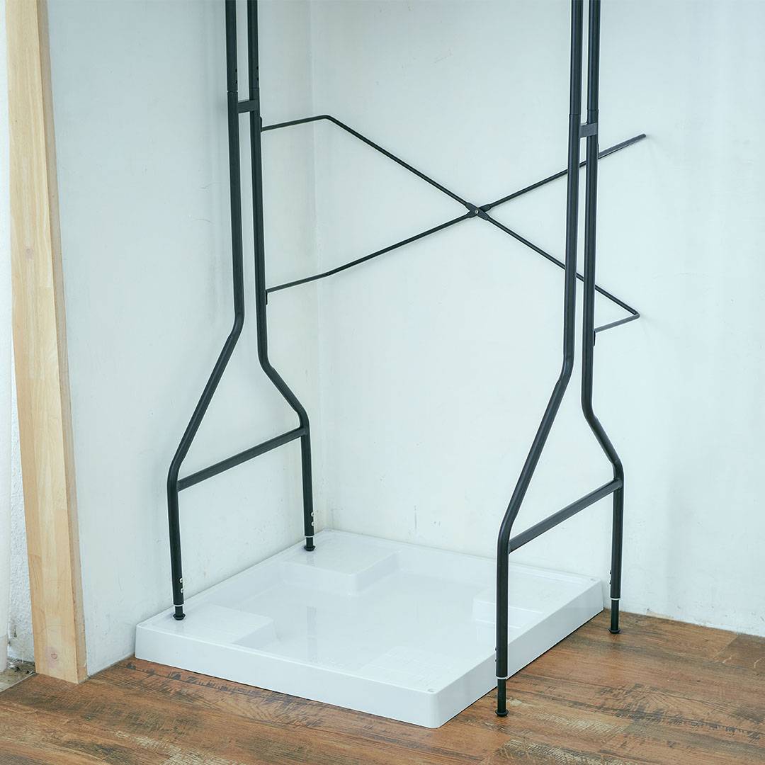 Mash】 BY CAGE LAUNDRY RACK 720 ブラック｜収納用品,洗面所