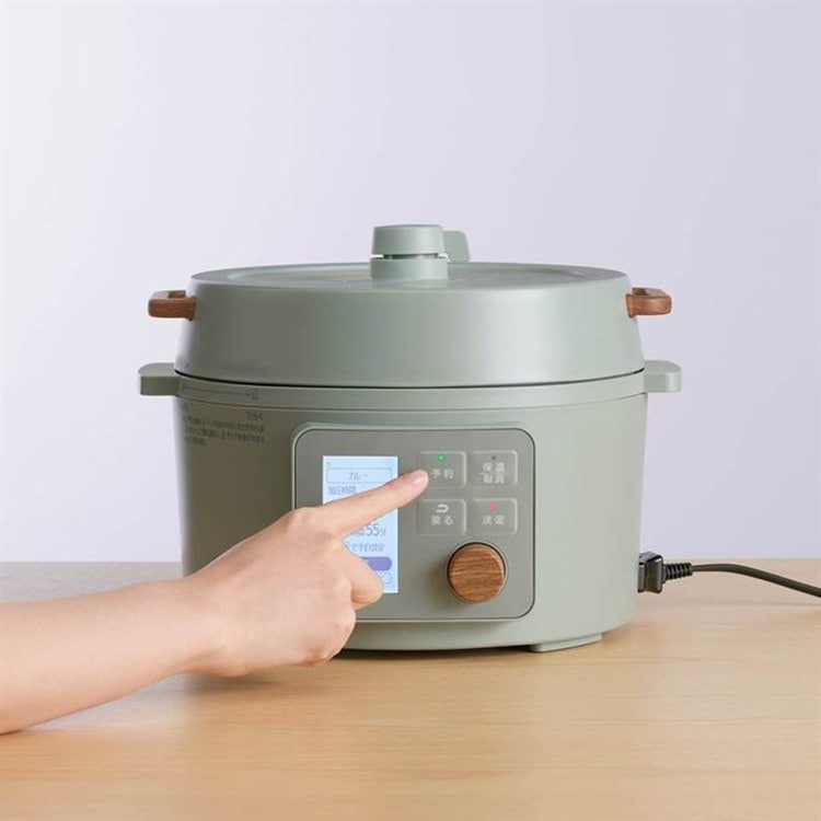 新品】アイリスオーヤマ 圧力鍋 KPC-MA3-G 3.0L グリーン IRIS