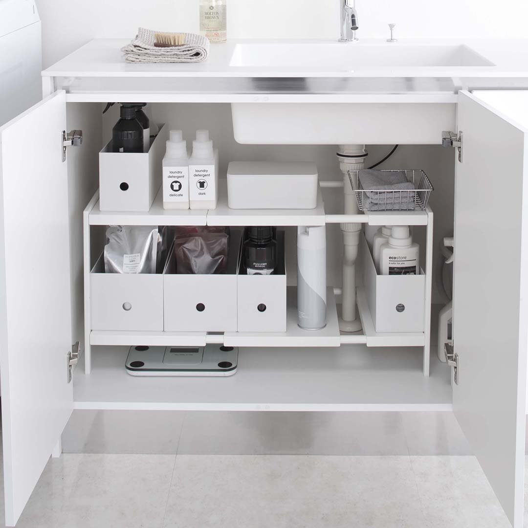 ⭐️新品 KOOPRO 2段 キッチンラック W15×D36～59×H51cm 楽天市場】キッチン ラック（ブランド（インテリア）弘益）の通販