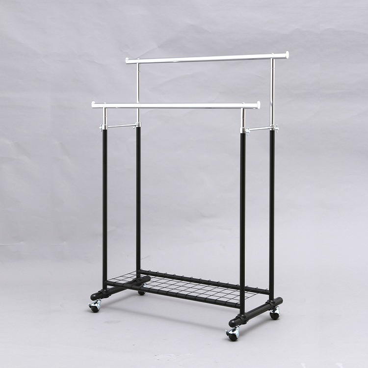 パイプハンガー 2連 耐荷重190kg CW4100-T1｜SIMPLE STYLE