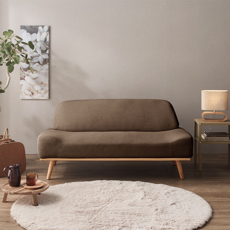 リンドラ アームレスソファ2P｜SIMPLE STYLE (シンプルスタイル