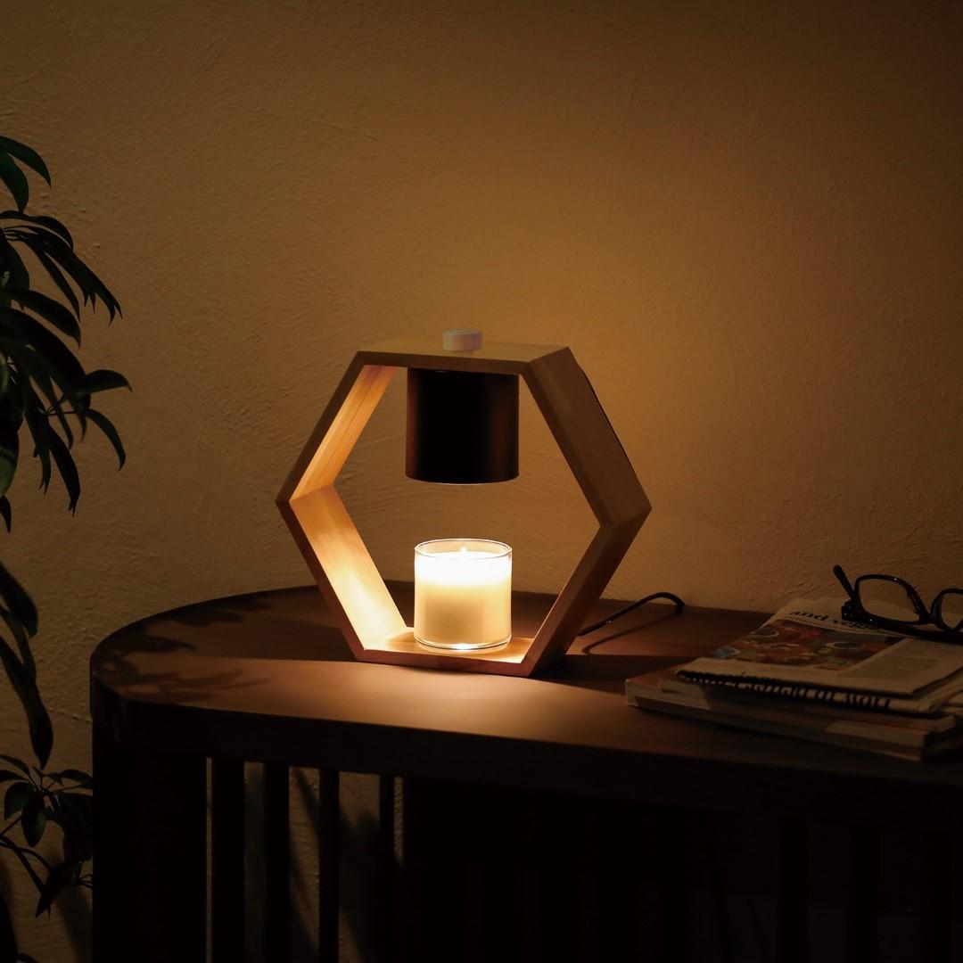 ☆ キャンドルウォーマー　ろうそく付き Amazon.co.jp : 高さ調整可能＆タイマー付きキャンドル