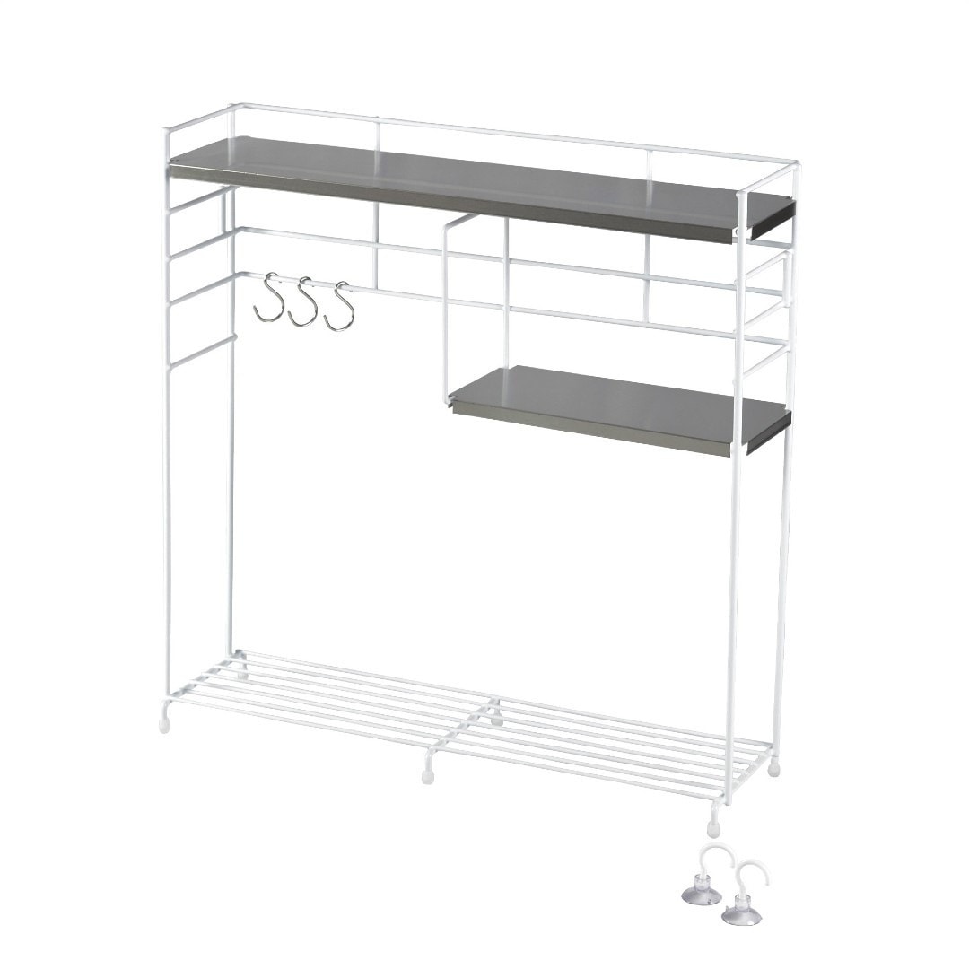 タニコー　シングルラック　ラックカート16枚差　TX-BR-460　天板15枚付 bws SELECTION】 ステンレス天板キッチンラック｜キッチン用品