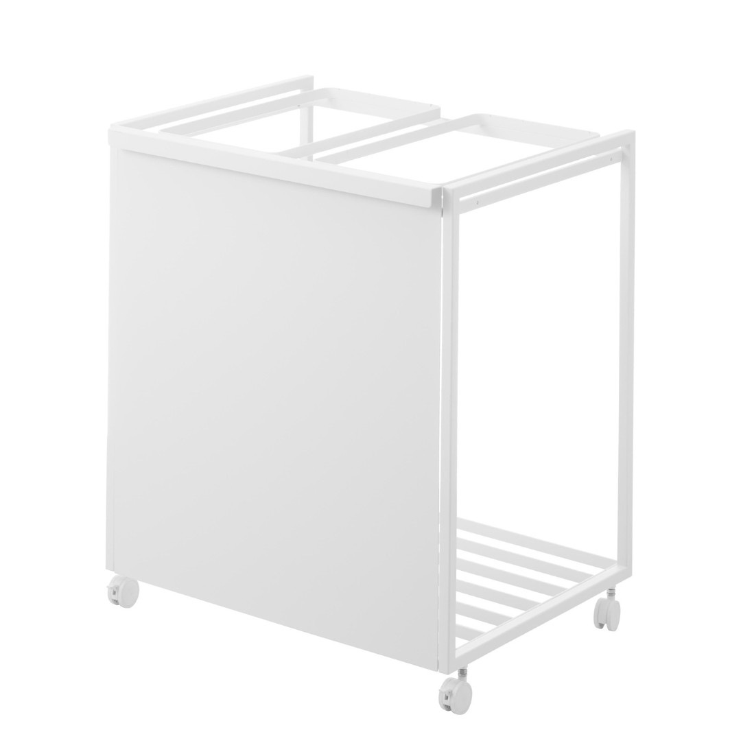 tower】 目隠し分別ダストワゴン 45L 2分別｜ゴミ箱・ダストボックス