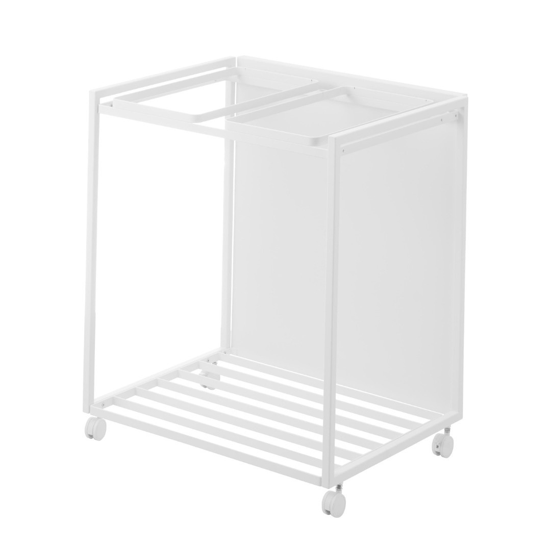 tower】 目隠し分別ダストワゴン 45L 2分別｜ゴミ箱・ダストボックス