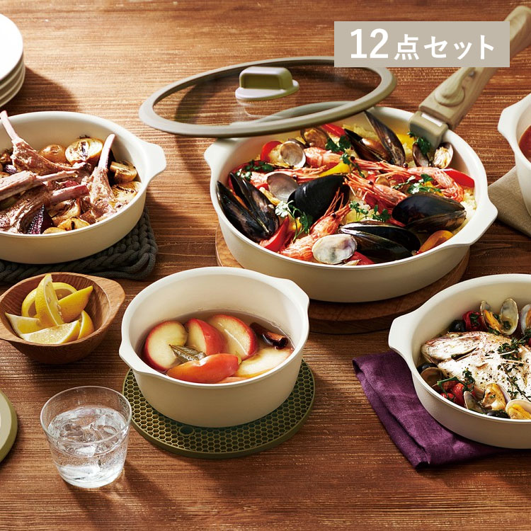 お皿になるフライパン 12点 DPAN-12S｜SIMPLE STYLE (シンプルスタイル