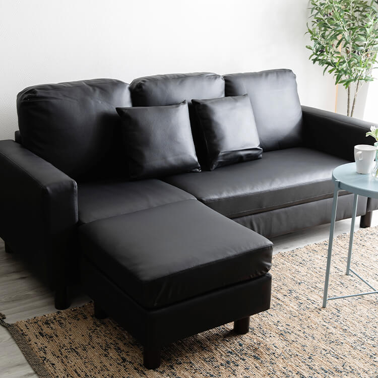 3人掛けカウチソファ 3PCS-1820｜SIMPLE STYLE (シンプルスタイル