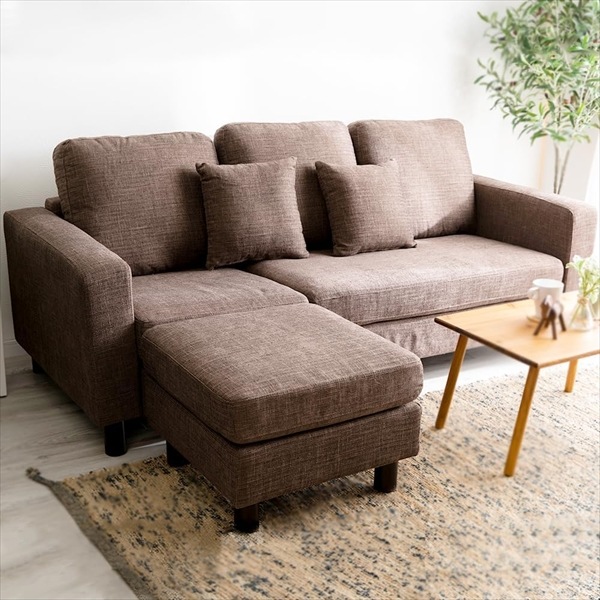 3人掛けカウチソファ 3PCS-1820｜SIMPLE STYLE (シンプルスタイル