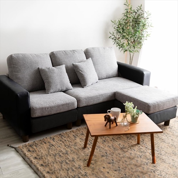 3人掛けカウチソファ 3PCS-1820｜SIMPLE STYLE (シンプルスタイル