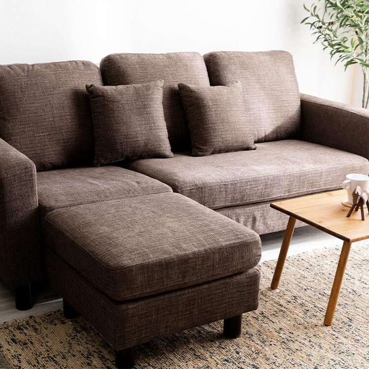 3人掛けカウチソファ 3PCS-1820｜SIMPLE STYLE (シンプルスタイル