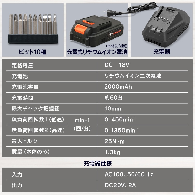 żɥ饤Хɥ 18V  JCD25 ڥХåƥ꡼դ