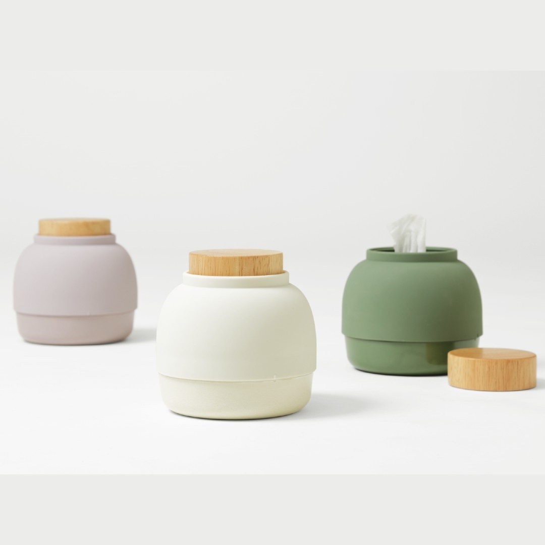 ウエットティッシュケース【moco】 ideaco】Mochi Moco ウェットティッシュケース ホワイト